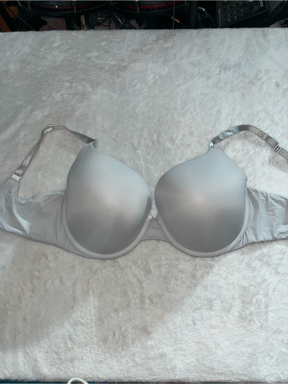 VS T-Shirt Push Up Full Coverage Convertible Bra Light Gray 38DD Underwire